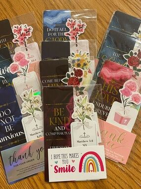 10Thank You Packs for Sellers🌺 Faith Based Order Insert Kits🌺Ready to Ship🌺